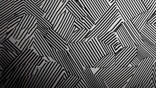 黑白条纹几何抽象图案
