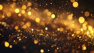 金色光斑梦幻背景图