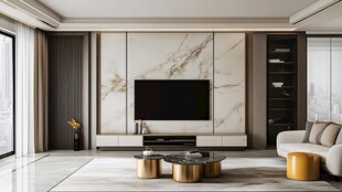现代简约风客厅优雅设计