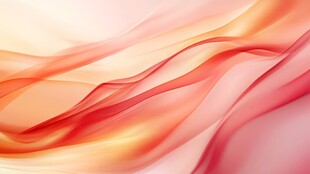 梦幻飘逸的色彩流动线条