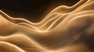 金色动感光线波浪纹理图