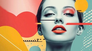 时尚彩妆艺术人物形象