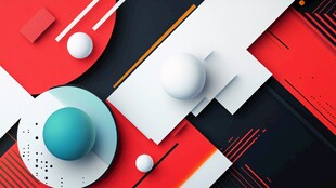 现代几何抽象艺术图案