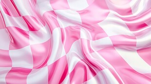 粉色格纹丝绸布料纹理