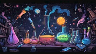 奇幻实验室的神秘化学实验