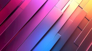 炫彩几何拼接抽象背景图