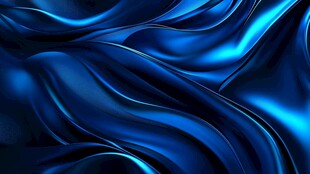 蓝色流动质感抽象背景图