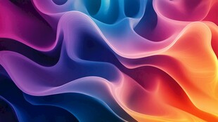 梦幻绚丽流体渐变背景图