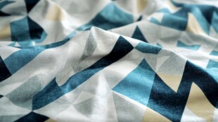 几何图案褶皱布料纹理