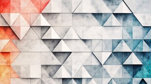 几何三角拼接抽象背景图
