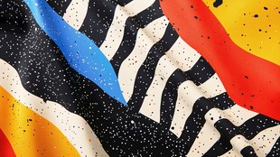 抽象多彩条纹图案纹理