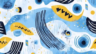 抽象几何图案的艺术纹理