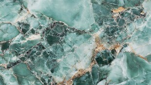 翠色斑斓的大理石纹理