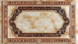 奢华大理石拼花瓷砖图案