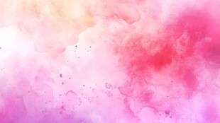 梦幻粉紫水彩晕染背景