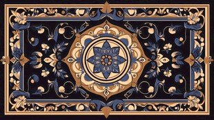 古典精美花纹装饰图案