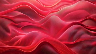红色动感波浪纹理背景图