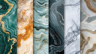 多彩大理石纹理素材展示