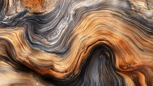 梦幻木纹岩石纹理奇观