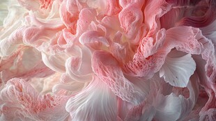 梦幻粉色花卉纹理特写