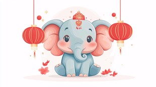 萌象贺岁 红灯笼添喜庆