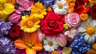 缤纷多彩花卉大集合