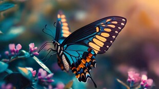 蝶舞花间 绚丽灵动之美