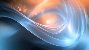 梦幻炫彩抽象流体背景图