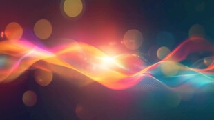 梦幻炫彩光线背景图