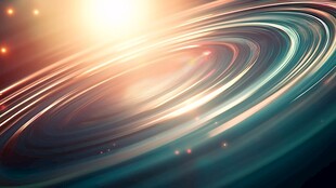 梦幻炫彩的宇宙旋涡线条