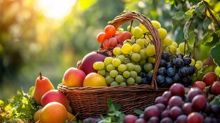 田园风果篮 缤纷鲜果满满