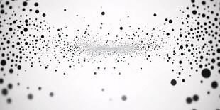 黑白点状抽象背景图