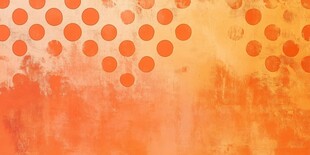 橙色波点抽象背景纹理