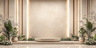 简约雅致室内绿植装饰场景