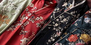 精美中式刺绣传统服饰