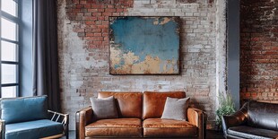 工业风客厅的时尚软装搭配