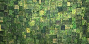 绿色拼接方块纹理背景