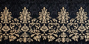 黑金花纹图案装饰设计