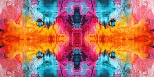 绚丽对称抽象艺术图案