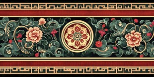 中式古典花纹装饰图案