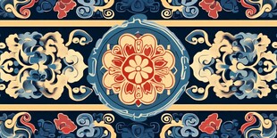 中式传统花纹精美图案