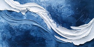 蓝色抽象纹理艺术画面