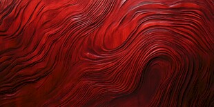 红色波纹质感艺术纹理