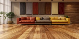 多彩沙发装点温馨客厅空间