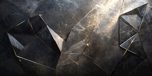 立体几何风格的暗黑背景