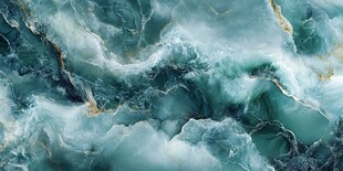 梦幻蓝绿大理石纹理图案