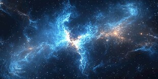 梦幻宇宙星云壮丽景象