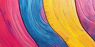 多彩波纹抽象艺术背景图