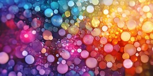 梦幻多彩光斑背景图