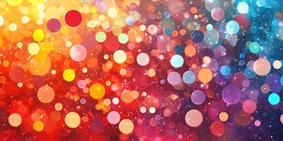 梦幻多彩光斑背景图